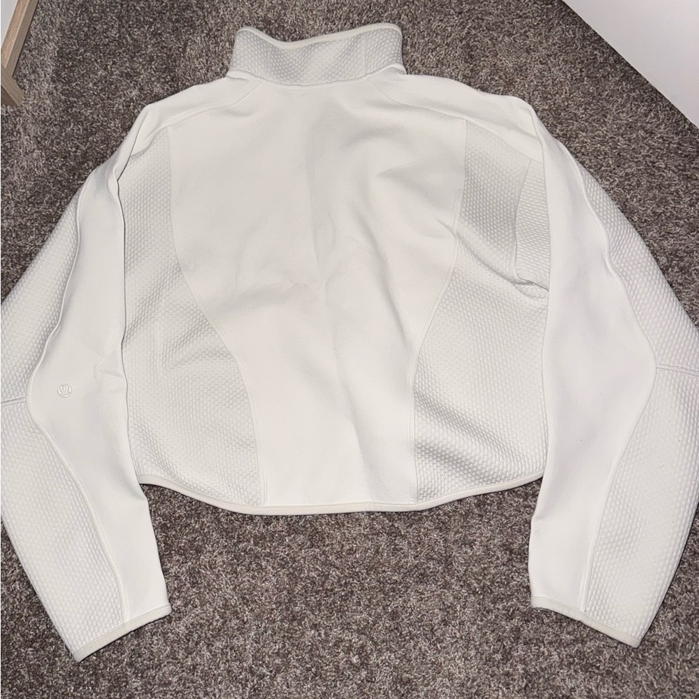 Lululemon Mixed Modal Pullover, Bone - Picture 4 of 8
